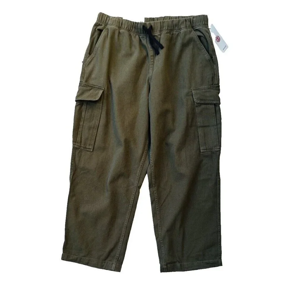 Element Cotton Utility Chillin Twill Cargo Pant Size M FNH ELYNP00106 - Picture 10 of 10